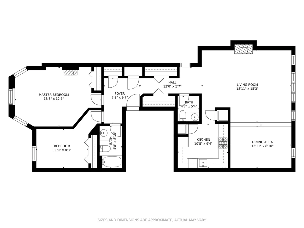 2 bed, 1.5 bath apartment for rent at 365 Marlborough St Unit 5, Back Bay — photo 18 of 18