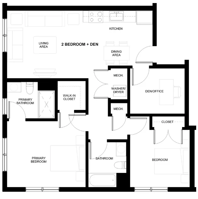 2 bed, 2 bath apartment for rent at 365 Western Ave Unit 609, Brighton — photo 8 of 8