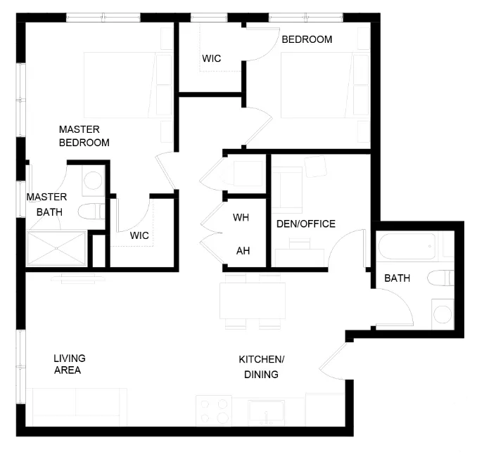 2 bed, 2 bath apartment for rent at 365 Western Ave Unit 610, Brighton
