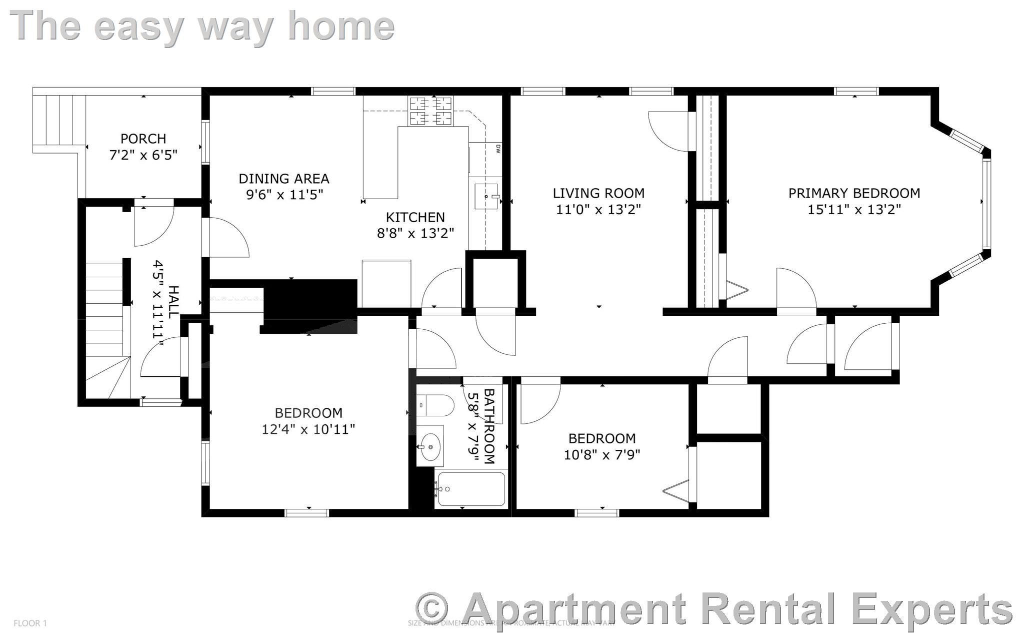 3 bed, 1 bath apartment for rent at 368 Washington St, Central Square — photo 9 of 9