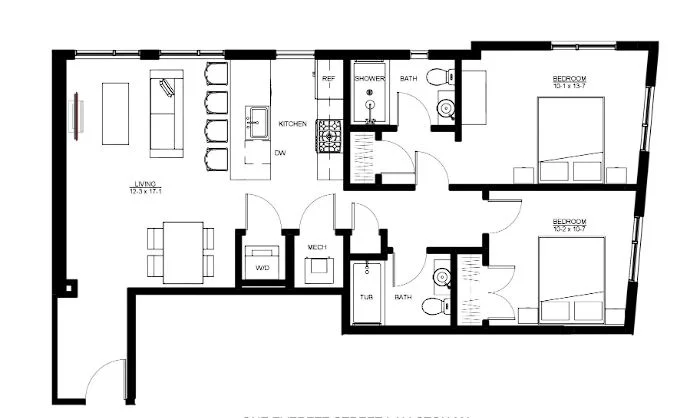 2 bed, 2 bath apartment for rent at 37 Chelsea St Unit 201, East Boston — photo 8 of 9
