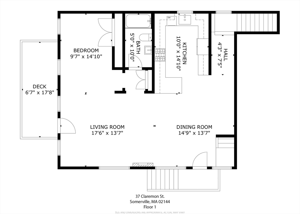 4 bed, 3 bath apartment for rent at 37 Claremon St Unit 37, Davis Square — photo 30 of 31