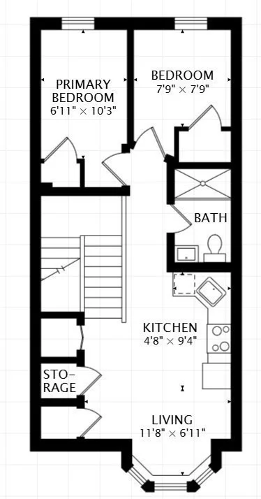 2 bed, 1 bath apartment for rent at 37 Delle Ave Unit 4, Mission Hill — photo 8 of 10