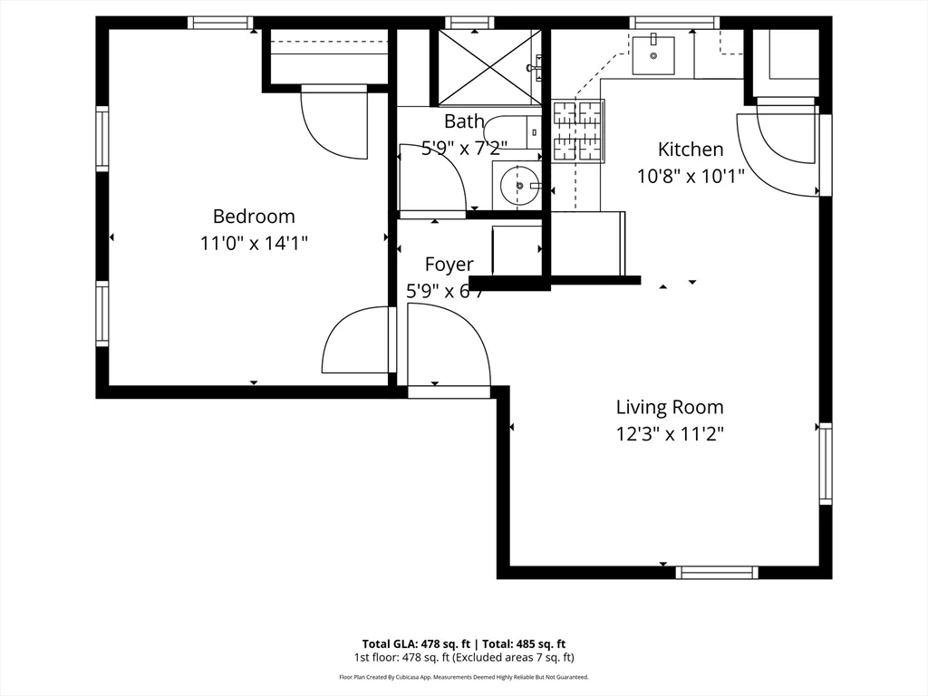 1 bed, 1 bath apartment for rent at 37 Fenton St Unit 2, Dorchester — photo 17 of 17