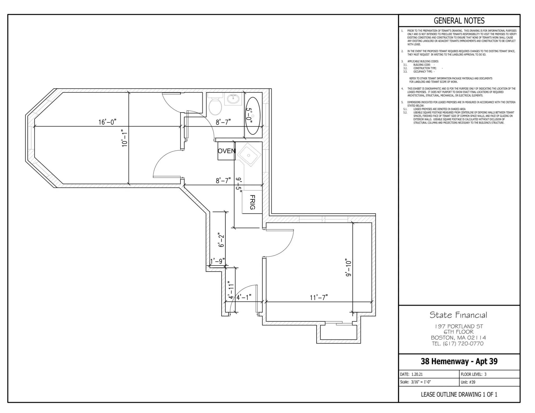1 bed, 1 bath apartment for rent at 37 Hemenway St Unit 39, Fenway