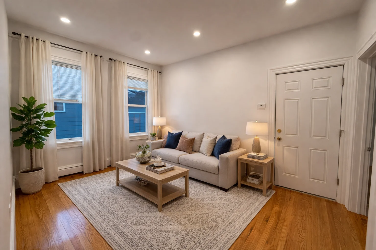 2 bed, 1 bath apartment for rent at 37 Oak St Unit 2r, Ward Two