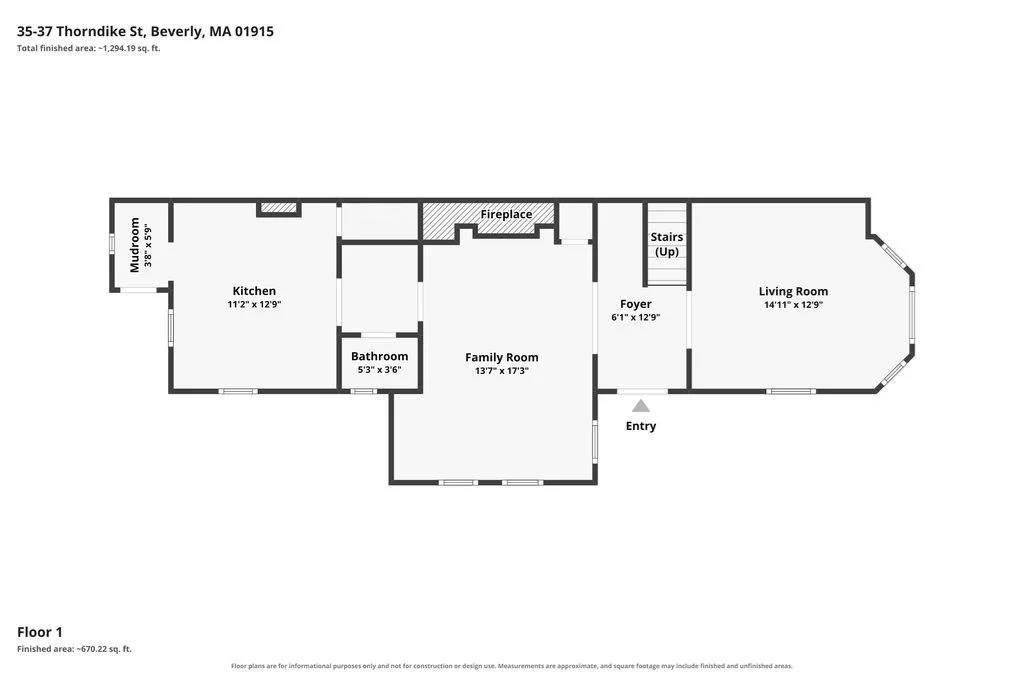 3 bed, 1 bath apartment for rent at 37 Thorndinke St Unit 37, Beverly — photo 30 of 32