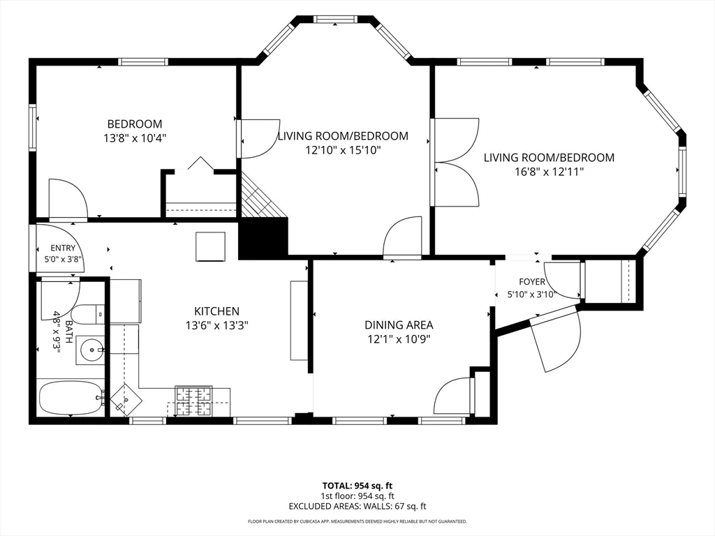 2 bed, 1 bath apartment for rent at 372 Metropolitan Ave Unit 1, Roslindale — photo 3 of 13