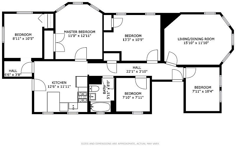 5 bed, 1 bath apartment for rent at 376 Prospect St Unit 2, Cambridge — photo 6 of 20