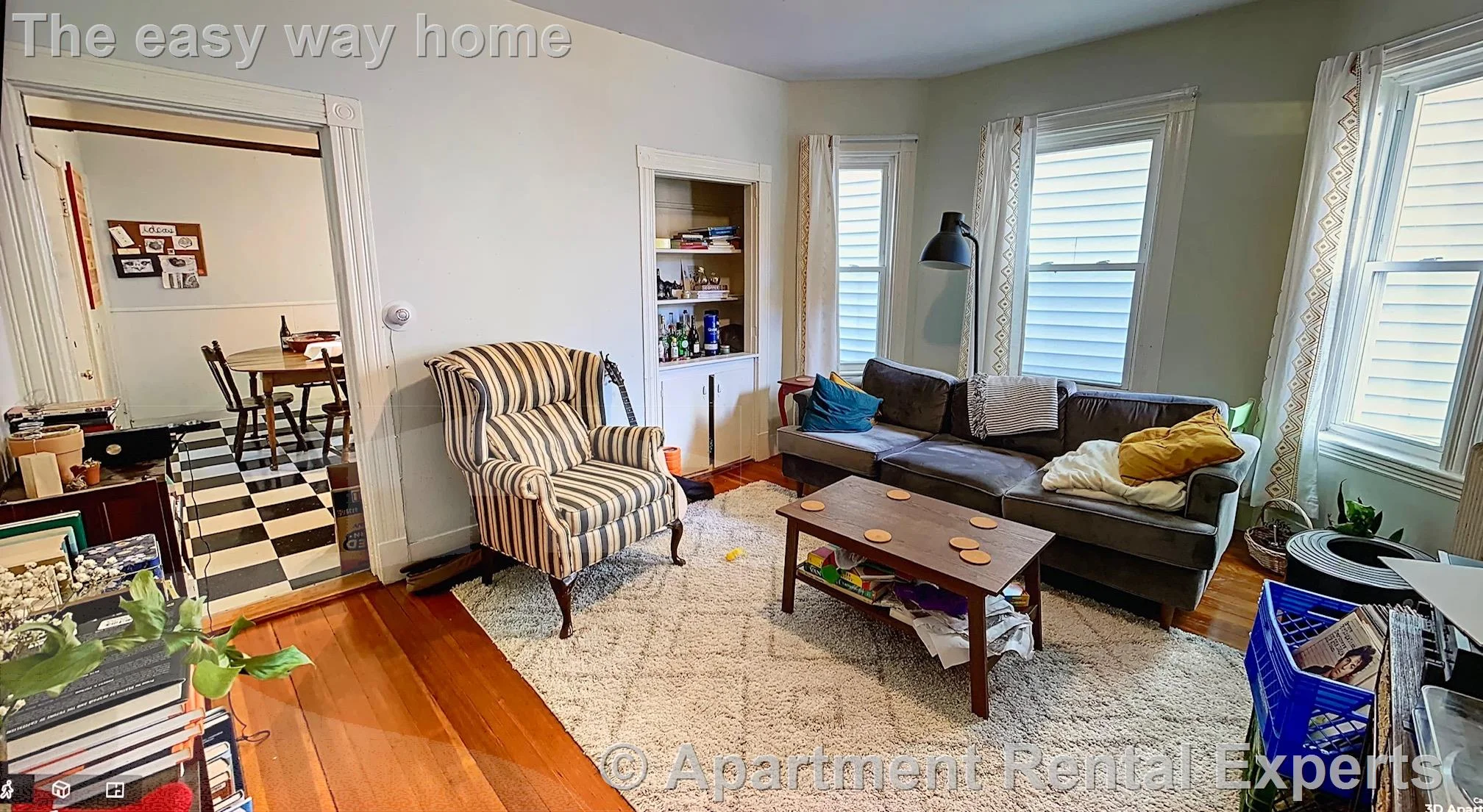 3 bed, 1 bath apartment for rent at 376 Washington St Unit 1, Ward Two — photo 2 of 10