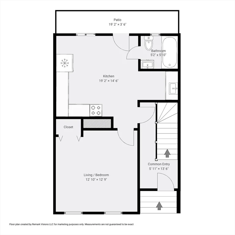 1 bed, 1 bath apartment for rent at 377 Dorchester St Unit 1, South Boston — photo 18 of 18