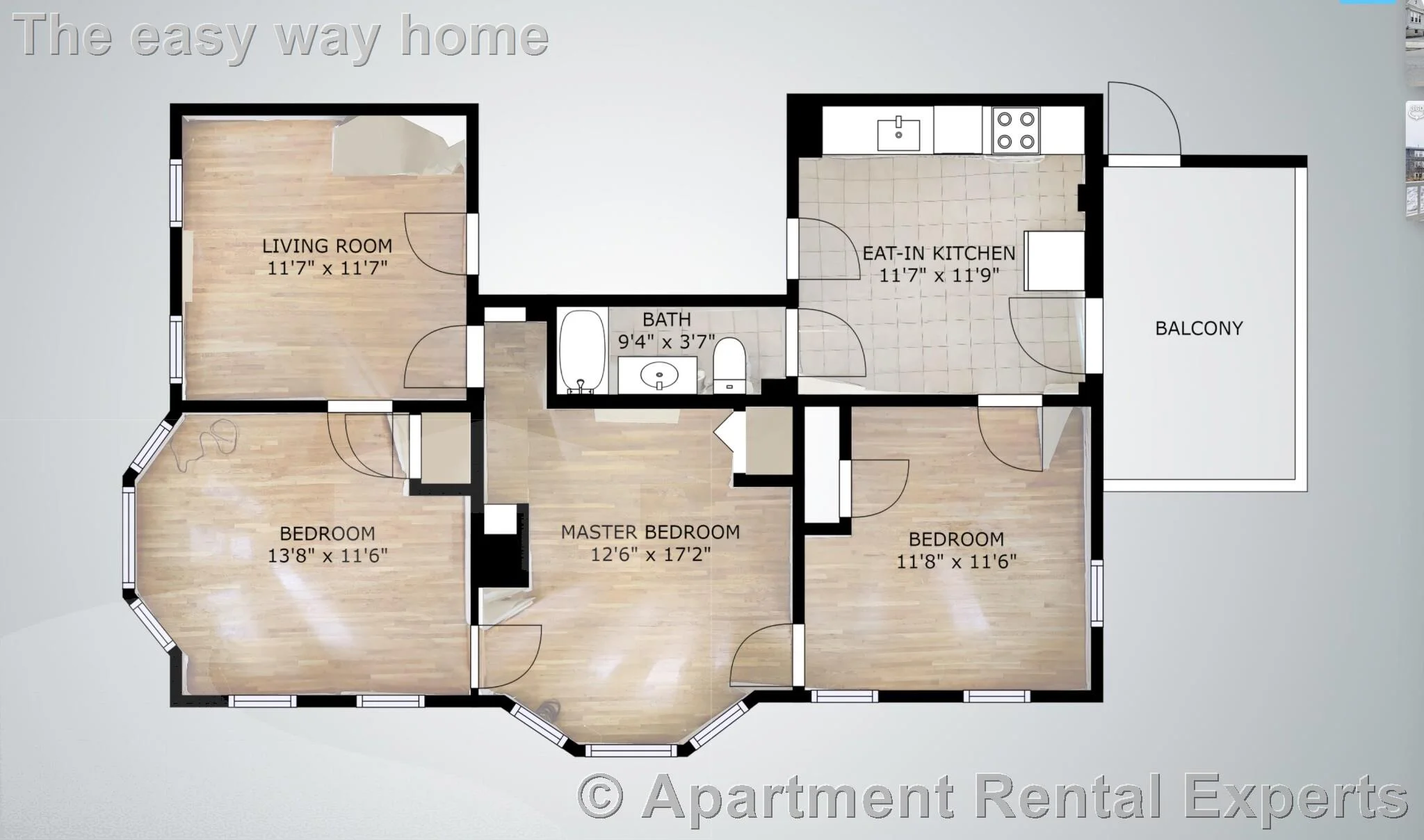 3 bed, 1 bath apartment for rent at 38 Bond St Unit 2R, Winter Hill — photo 9 of 9