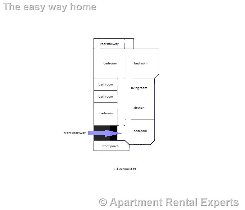 4 bed, 2 bath apartment for rent at 38 Gorham St Unit 1, Davis Square — photo 13 of 14