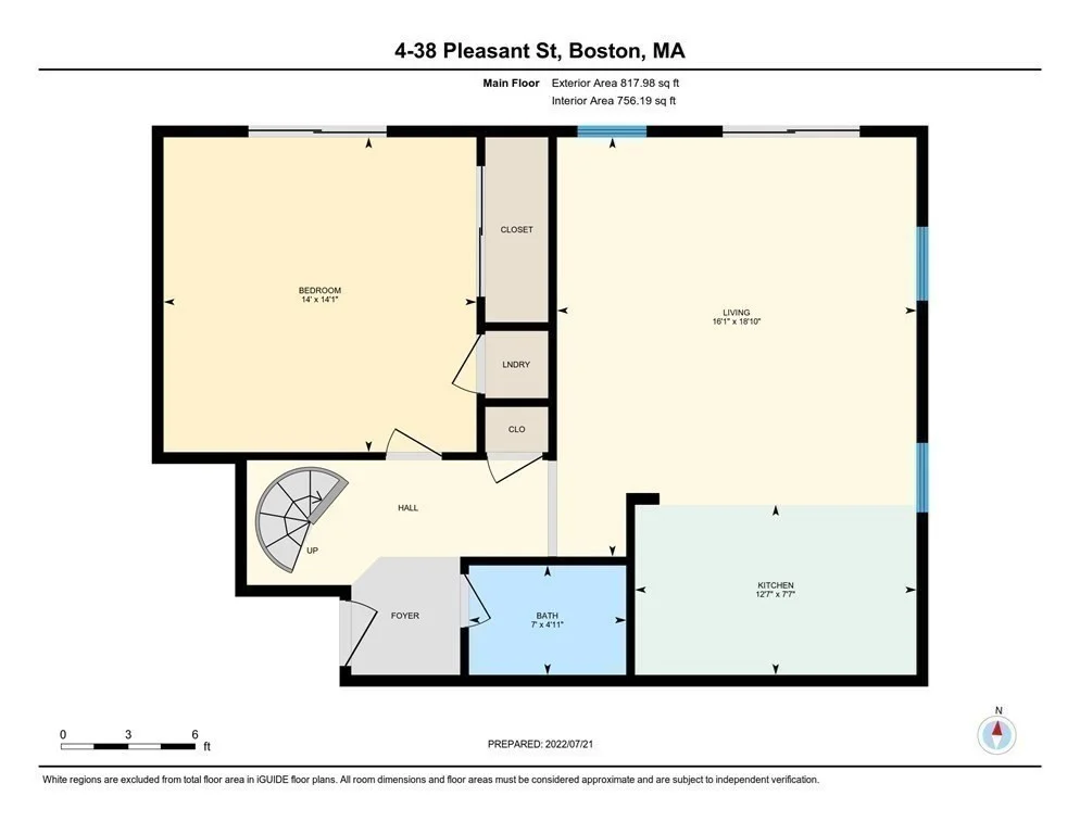 2 bed, 2 bath apartment for rent at 38 Pleasant Unit 4, Dorchester — photo 17 of 18