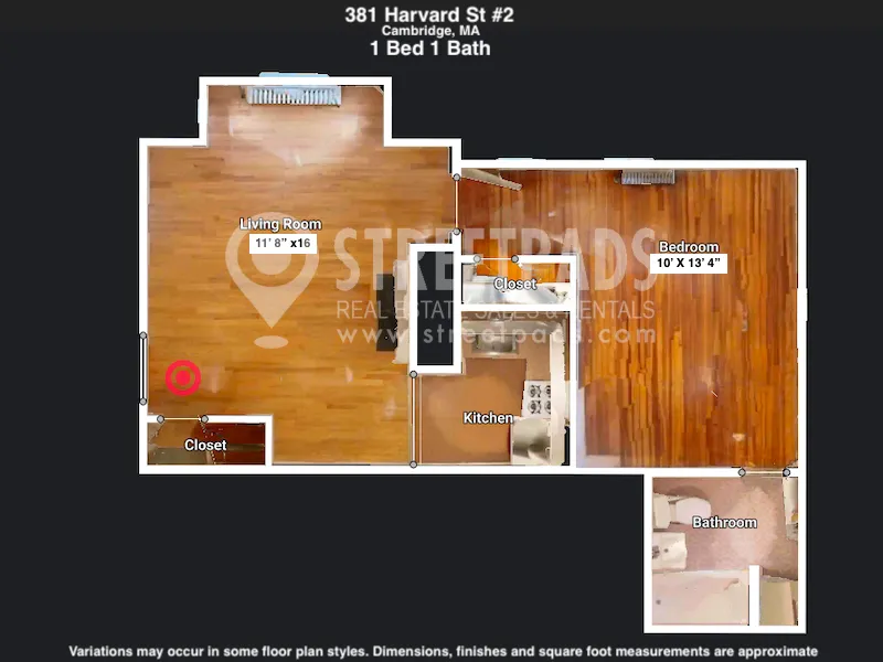 1 bed, 1 bath apartment for rent at 381 Harvard St Unit 2, Mid Cambridge — photo 16 of 26