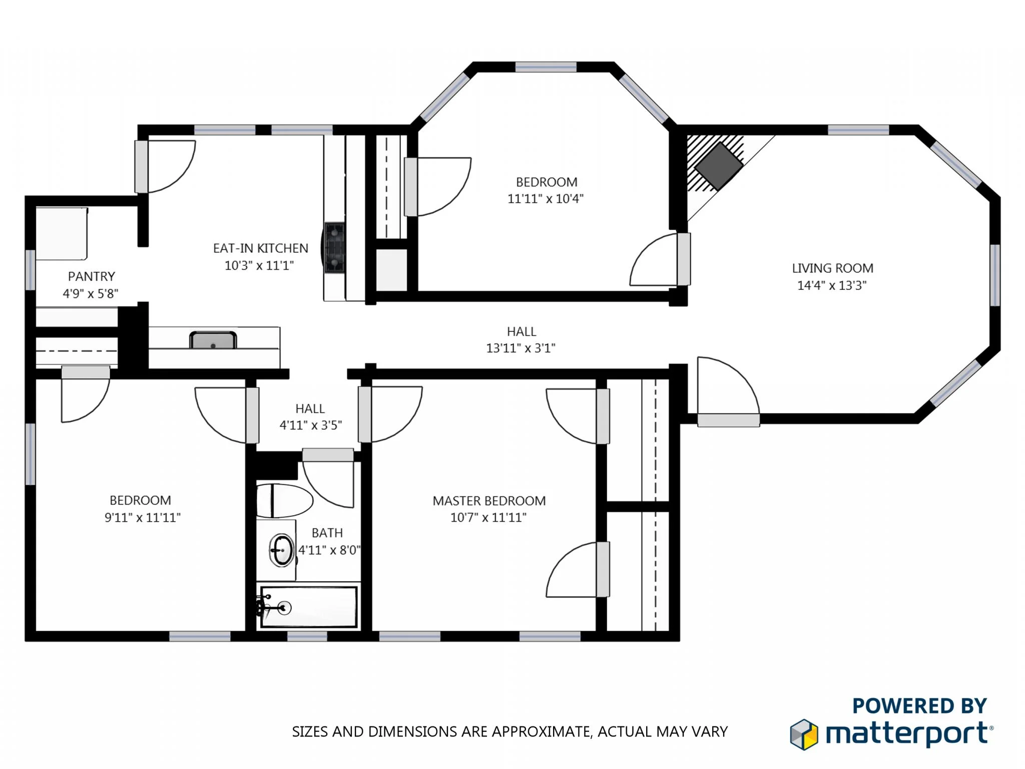 3 bed, 1 bath apartment for rent at 381 Highland Ave Unit 1, Powder House Square — photo 20 of 20