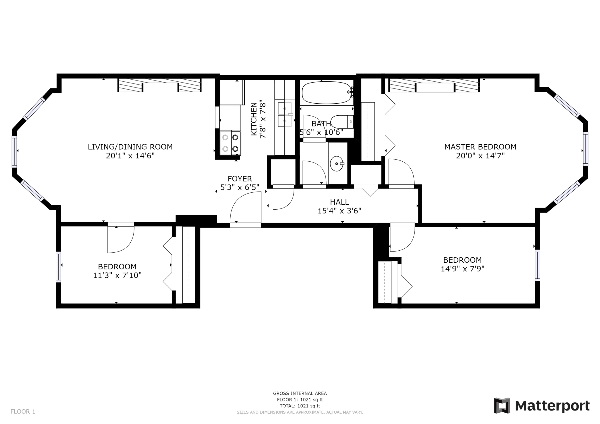 3 bed, 1 bath apartment for rent at 383 Commonwealth Ave Unit 3, Back Bay — photo 6 of 7
