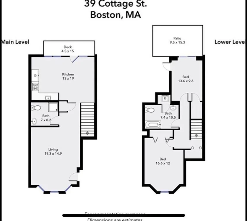 2 bed, 2 bath apartment for rent at 39 Cottage St Unit 1, East Boston — photo 29 of 30