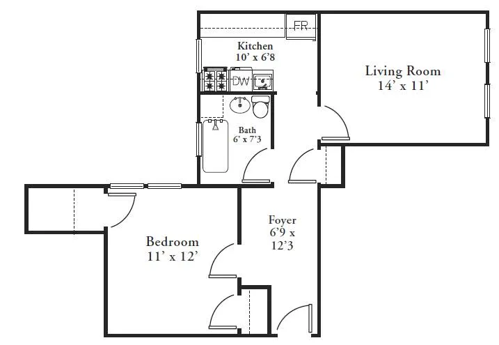 1 bed, 1 bath apartment for rent at 39 Glenville Ave Unit 4, Allston