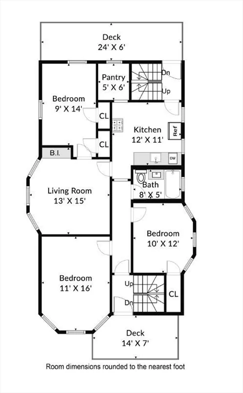 3 bed, 1 bath apartment for rent at 3907 Washington St Unit b, Jamaica Plain — photo 24 of 24