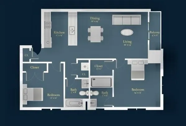 2 bed, 2 bath apartment for rent at 395 Alewife Brook Pkwa Unit 2A, West Somerville — photo 18 of 21