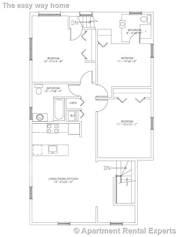 3 bed, 2 bath apartment for rent at 4 Osgood St Unit 3, Union Square — photo 10 of 10