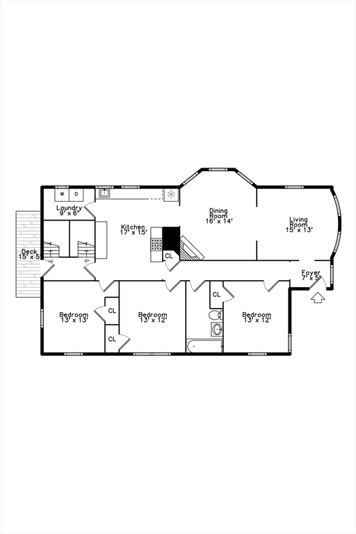 3 bed, 1 bath apartment for rent at 40-42 Cherry St Unit 3, Lynn — photo 34 of 35