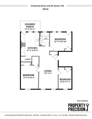 3 bed, 1 bath apartment for rent at 40 Brackett St Unit 2, Oak Square — photo 25 of 25