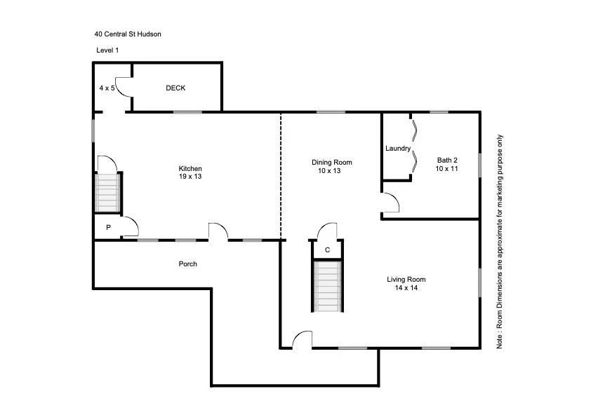 3 bed, 2 bath apartment for rent at 40 Central St, Hudson — photo 23 of 24