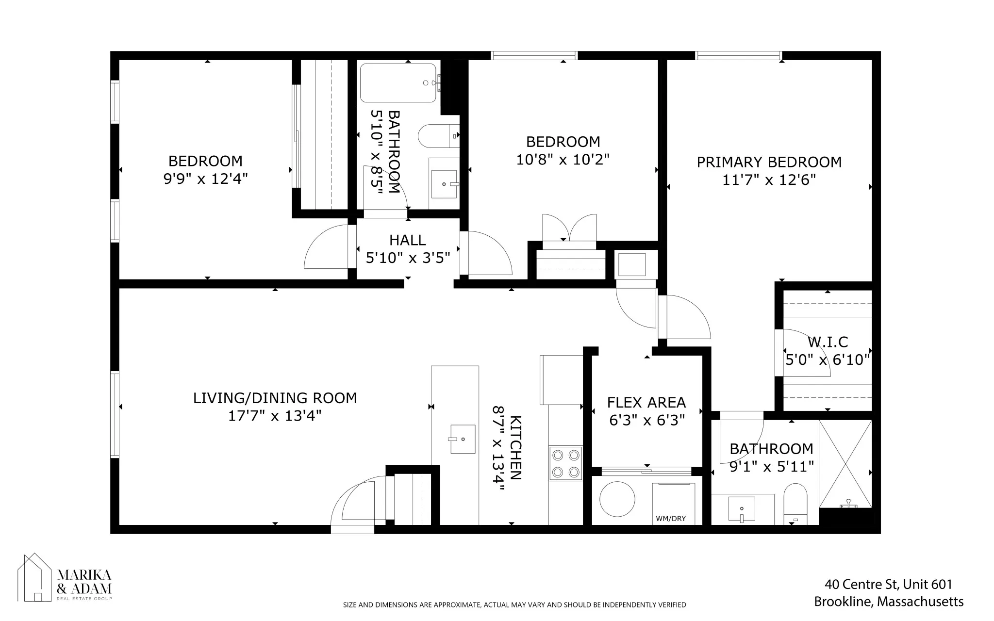 3 bed, 2 bath apartment for rent at 40 Centre St Unit 201, North Brookline — photo 5 of 7