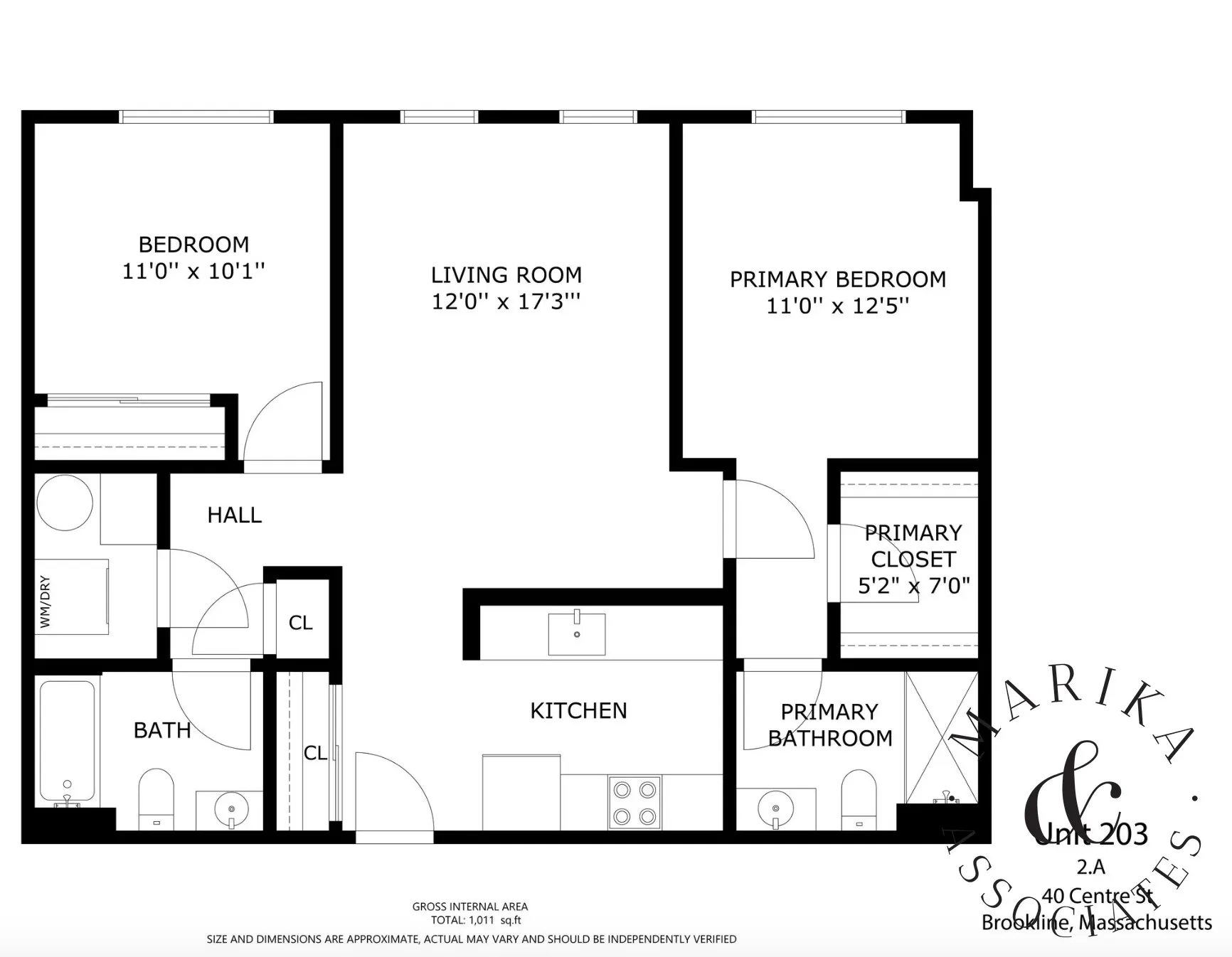 2 bed, 2 bath apartment for rent at 40 Centre St Unit 303, North Brookline — photo 13 of 15