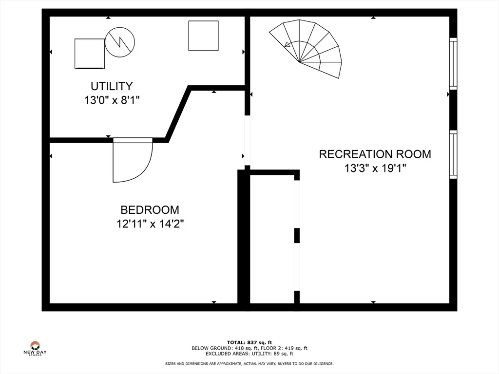 1 bed, 1 bath apartment for rent at 40 Chappie St Unit 1, Charlestown — photo 10 of 14