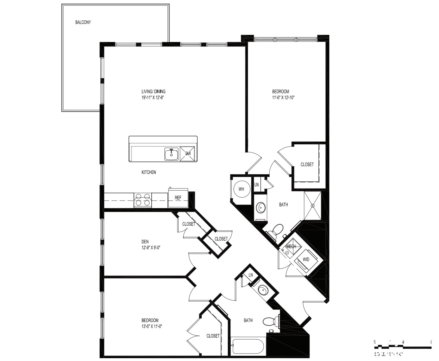 2 bed, 2 bath apartment for rent at 40 East Pier Dr Unit 240, East Boston
