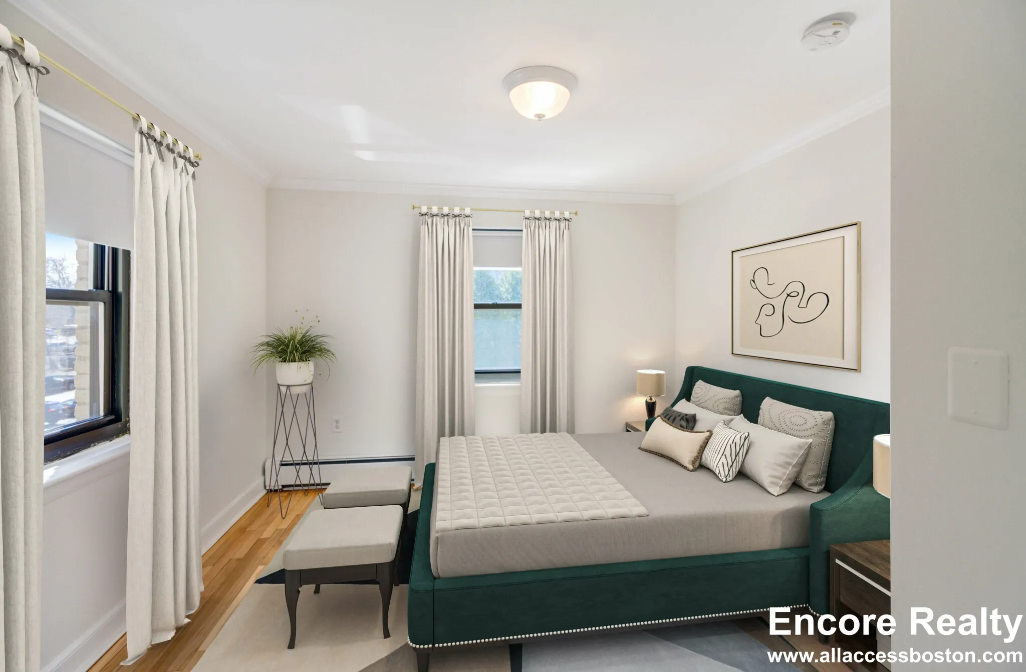 2 bed, 1 bath apartment for rent at 40 Harvard Ave Unit 5, Brookline Village — photo 4 of 6
