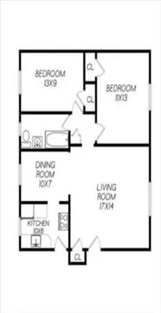 2 bed, 1 bath apartment for rent at 40 Stetson St Unit 6, Coolidge Corner — photo 14 of 14