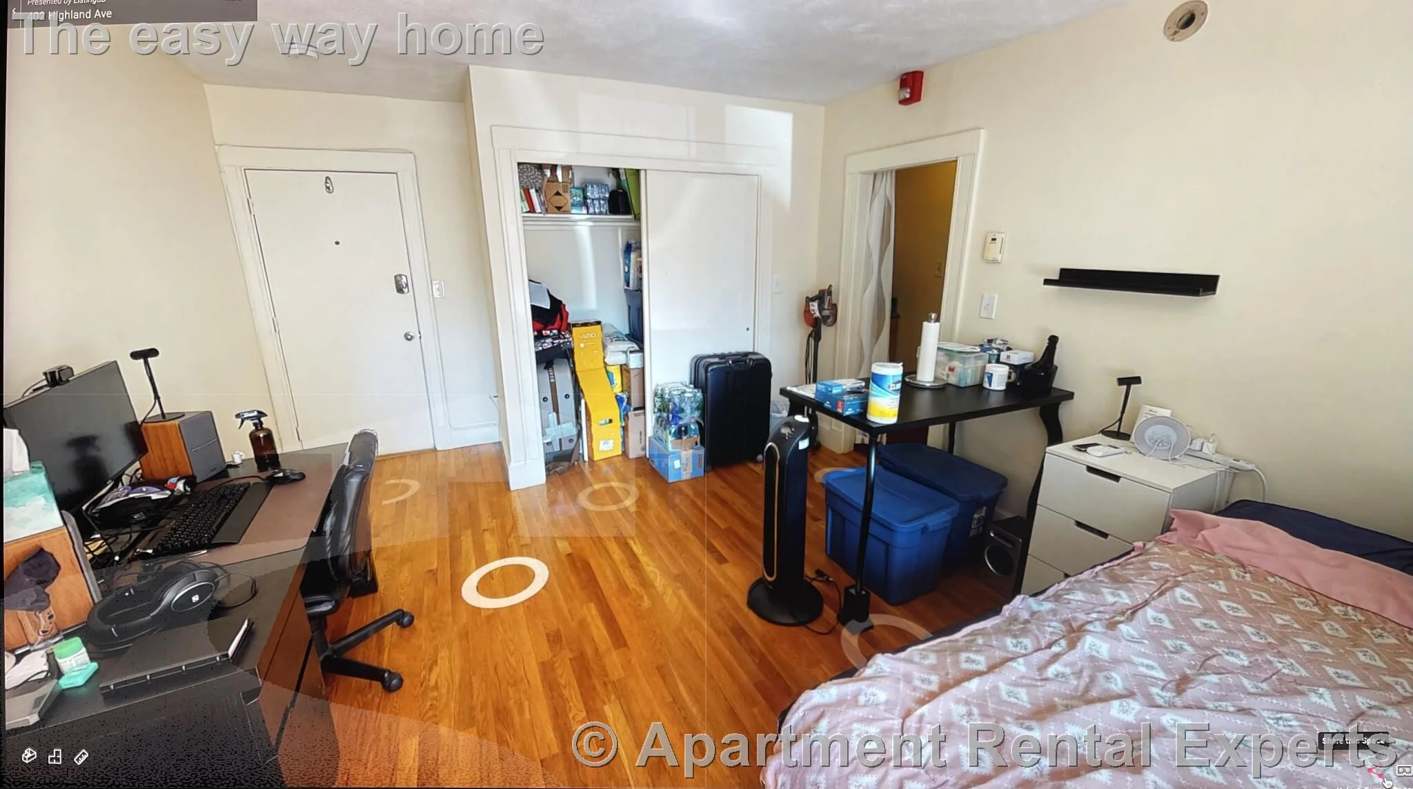 Studio bed, 1 bath apartment for rent at 402 Highland Ave Unit 1, Davis Square — photo 2 of 16