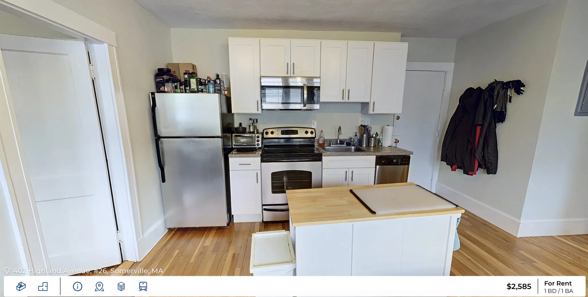 2 bed, 1 bath apartment for rent at 402 Highland Ave Unit 26, Davis Square — photo 2 of 15