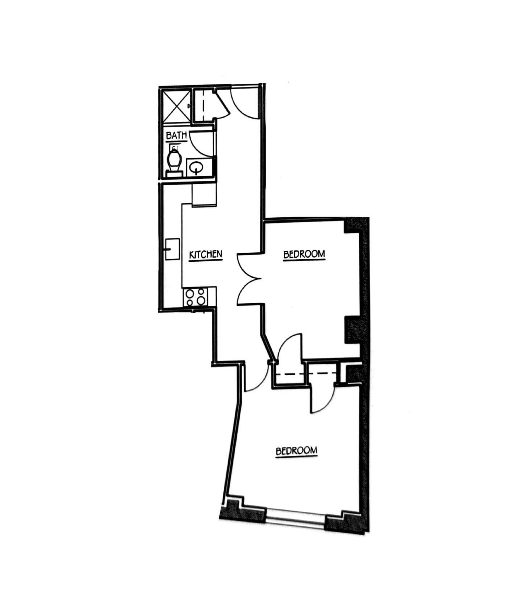 2 bed, 1 bath apartment for rent at 407 Washington St Unit 403-CF, Boston Downtown — photo 13 of 13
