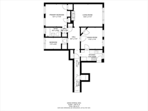 2 bed, 1 bath apartment for rent at 41 Bowdoin St Unit 26, Cambridge — photo 12 of 12
