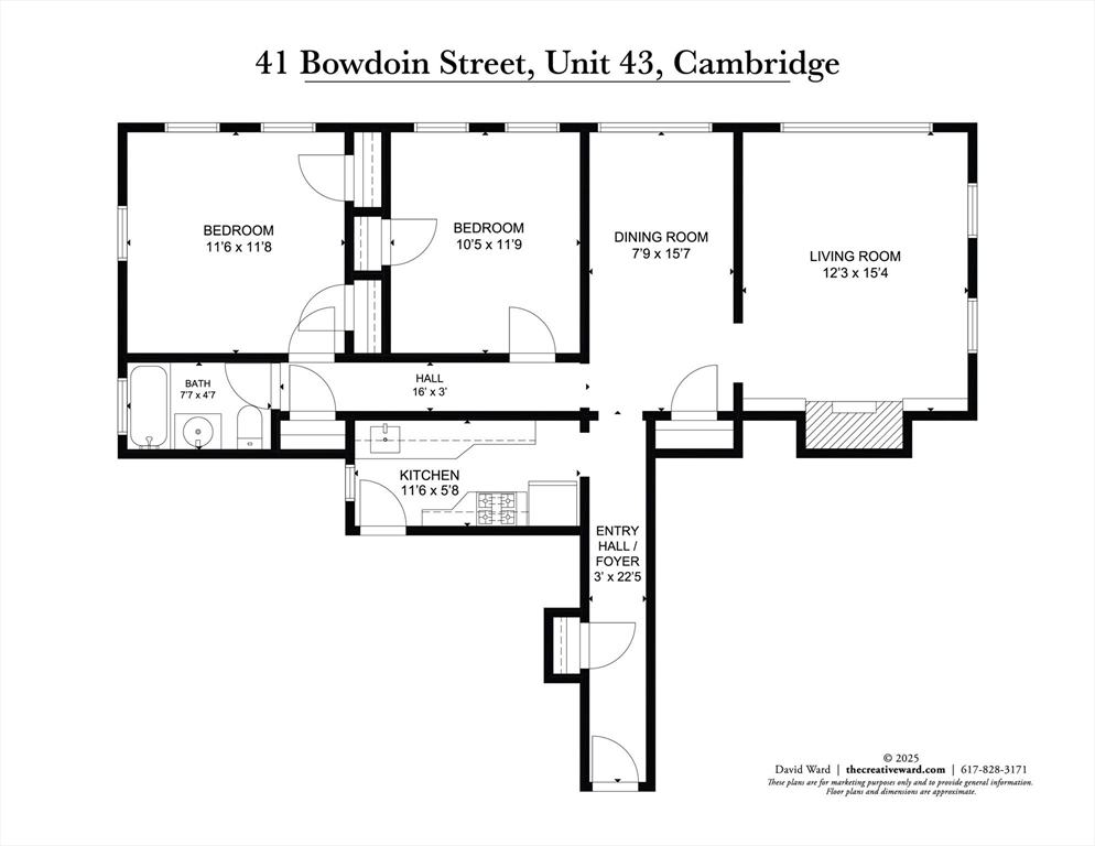 2 bed, 1 bath apartment for rent at 41 Bowdoin St Unit 33, Neighborhood Nine — photo 15 of 20