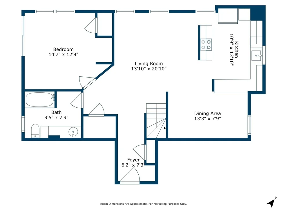 2 bed, 1 bath apartment for rent at 41 Sherman St Unit 2, Foxboro — photo 19 of 21