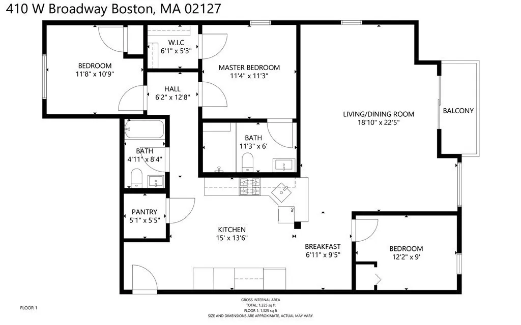 3 bed, 2 bath apartment for rent at 410 West Broadway Unit 205, South Boston — photo 21 of 21