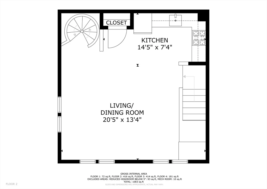 3 bed, 1 bath apartment for rent at 411 Norfolk St Unit 2-A, Union Square — photo 27 of 30
