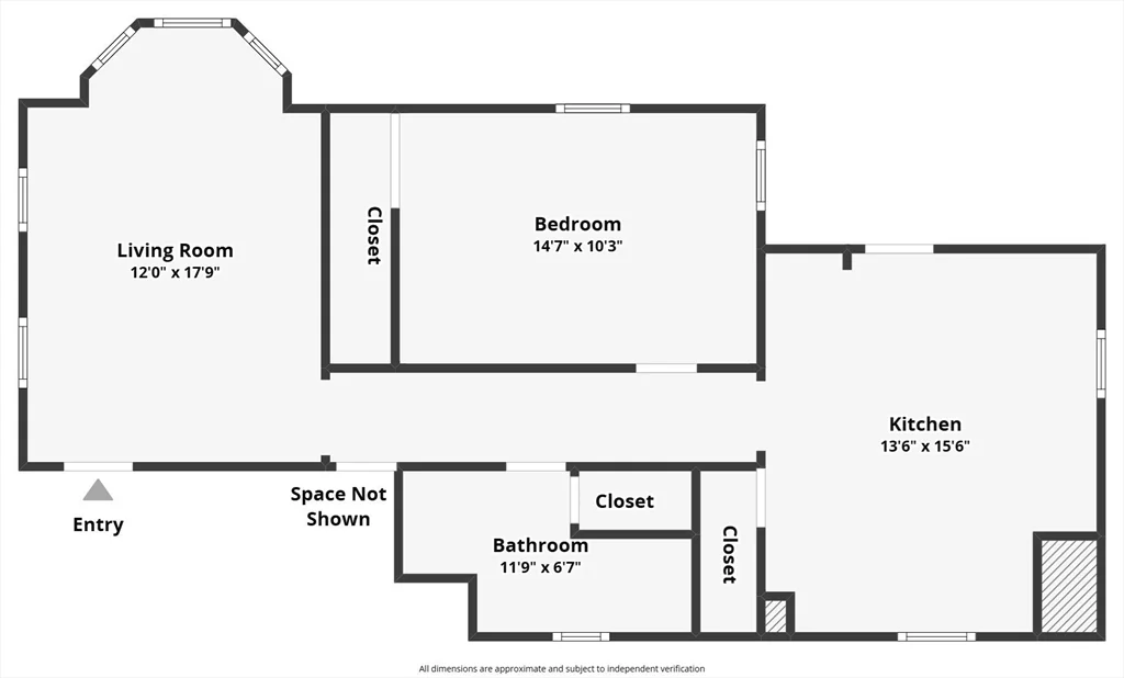 1 bed, 1 bath apartment for rent at 42 Court St Unit 1, Newton — photo 17 of 17