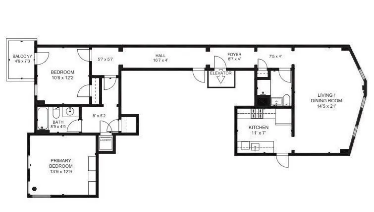 2 bed, 2 bath apartment for rent at 424 Massachusetts Ave Unit Unit#2R, South End — photo 12 of 18