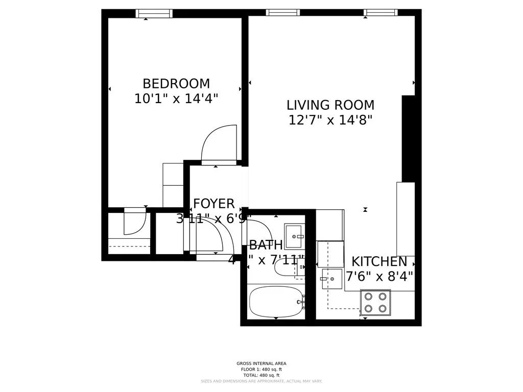 1 bed, 1 bath apartment for rent at 428 Marlborough St Unit 9, Boston — photo 6 of 6