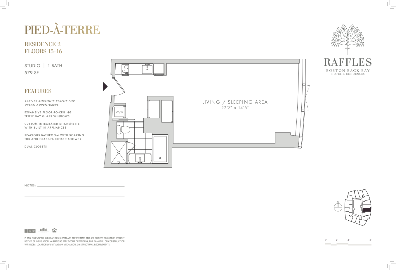 Studio bed, 1 bath apartment for rent at 430 Stuart St Unit 1502, Back Bay — photo 14 of 33