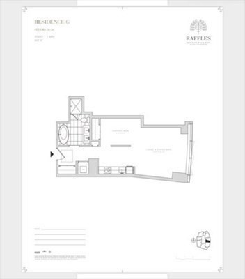 Studio bed, 1 bath apartment for rent at 430 Stuart St Unit 25G, Back Bay — photo 6 of 12