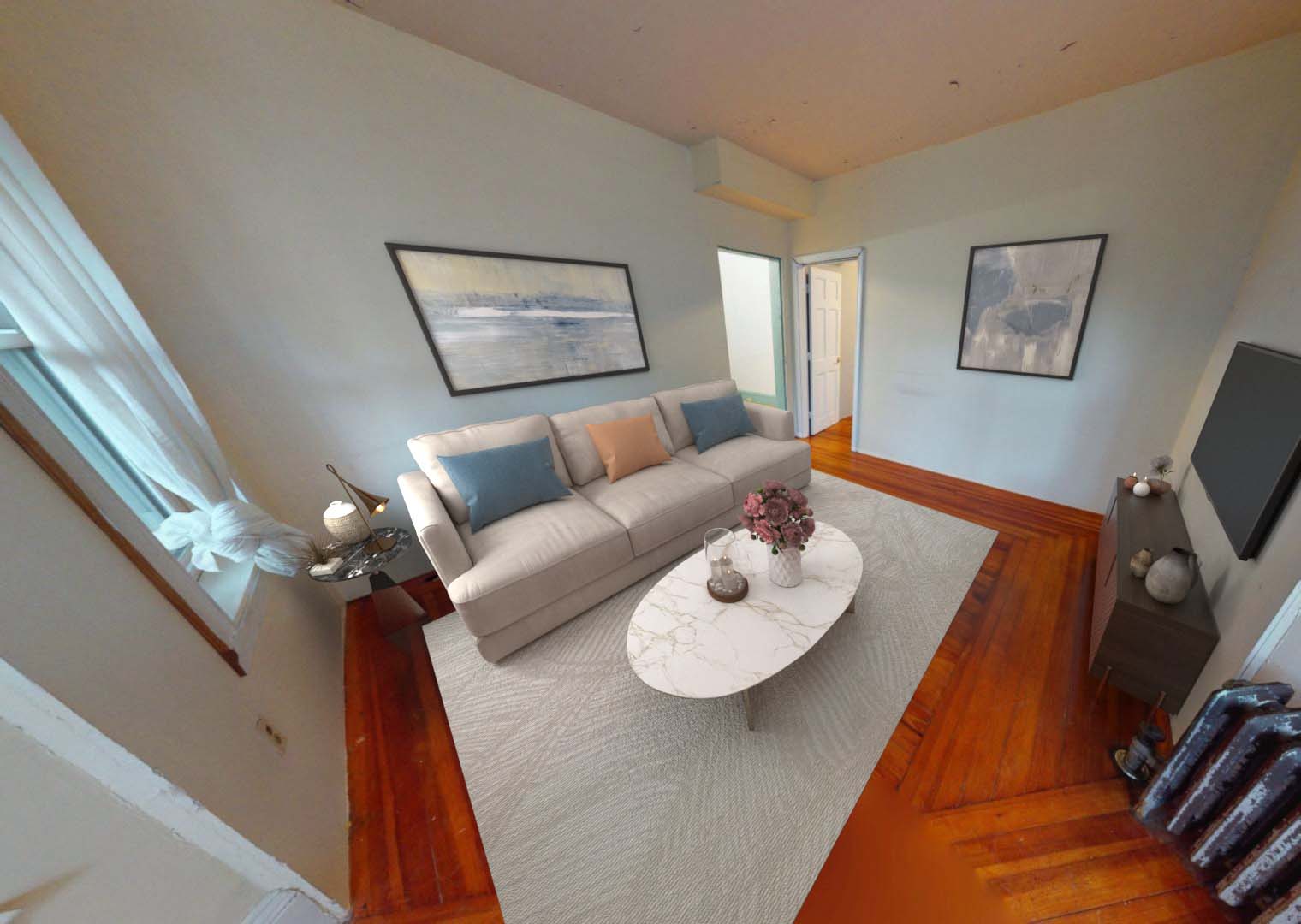 3 bed, 1 bath apartment for rent at 44 Benton Rd Unit A, Powder House Square