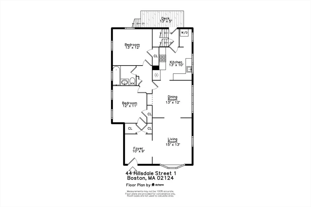 2 bed, 1 bath apartment for rent at 44 Hillsdale Street 1 Unit 1, Dorchester — photo 22 of 22